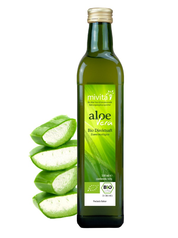 6xBio Aloe Vera Direktsaft+1xKurkuma Kapseln